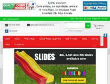 Tablet Screenshot of cubbyhouse.com.au